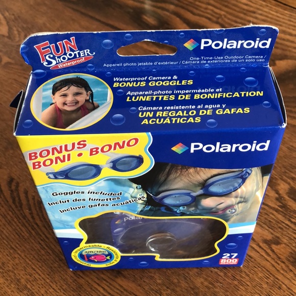 Polaroid Fun Shooter w Bonus Goggles ~ waterproof / disposable Camera - Picture 9 of 11